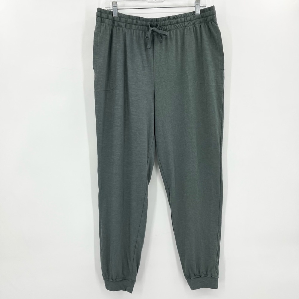 Karen Neuburger Gray Lightweight Knit Jogger Lounge Pant Size Large